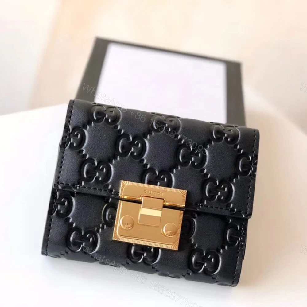 View 2 of Gucci Padlock Wallet Black 11Cm