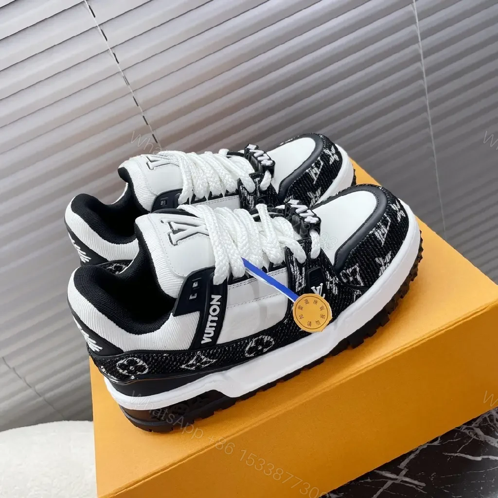 View 9 of Lux Monogram Hybrid Sneakers: Bold Street Style