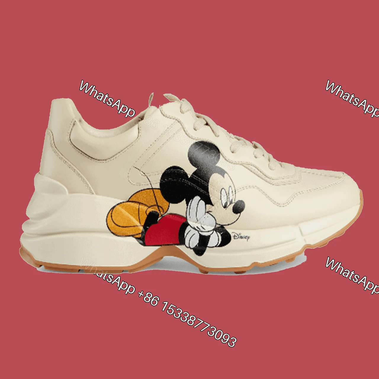 GUCCI DISNEY RHYTON MICKEY MOUSE SNEAKER — view 1