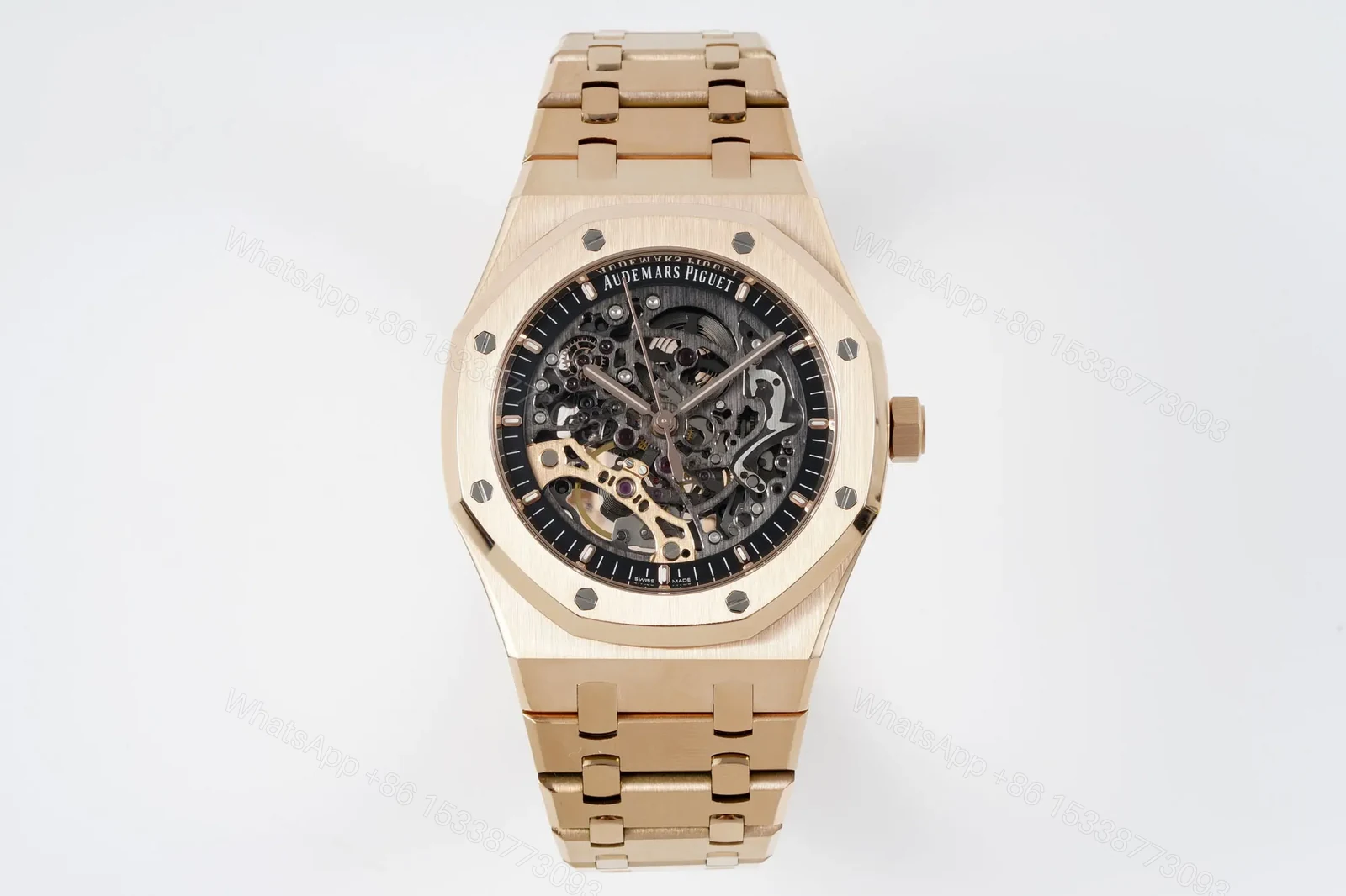 KZ Factory Audemars Piguet Royal Oak Offshore 15407ST.OO.1220ST.01 Men’s Mechanical Watch – Rose Gold, 41mm, Skeleton Dial, Calibre 3132 — view 1