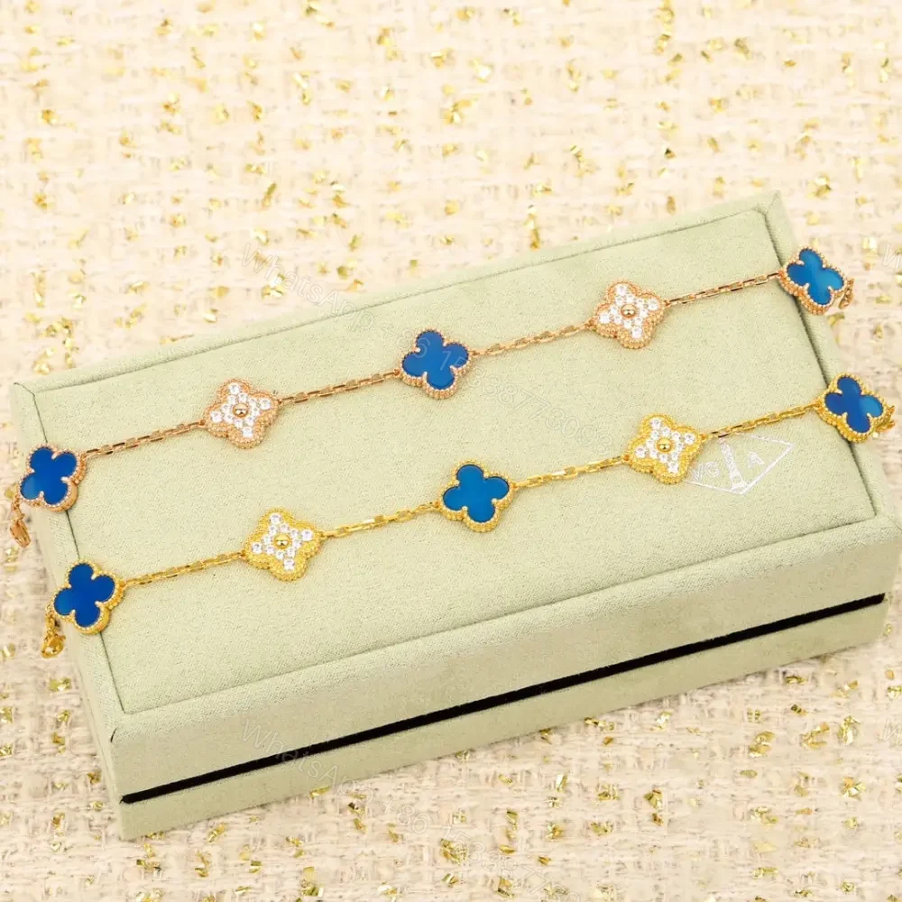 View 2 of 高仿首飾VanCleef&Arpels*RO9LW00四葉草5花手鏈黃金款