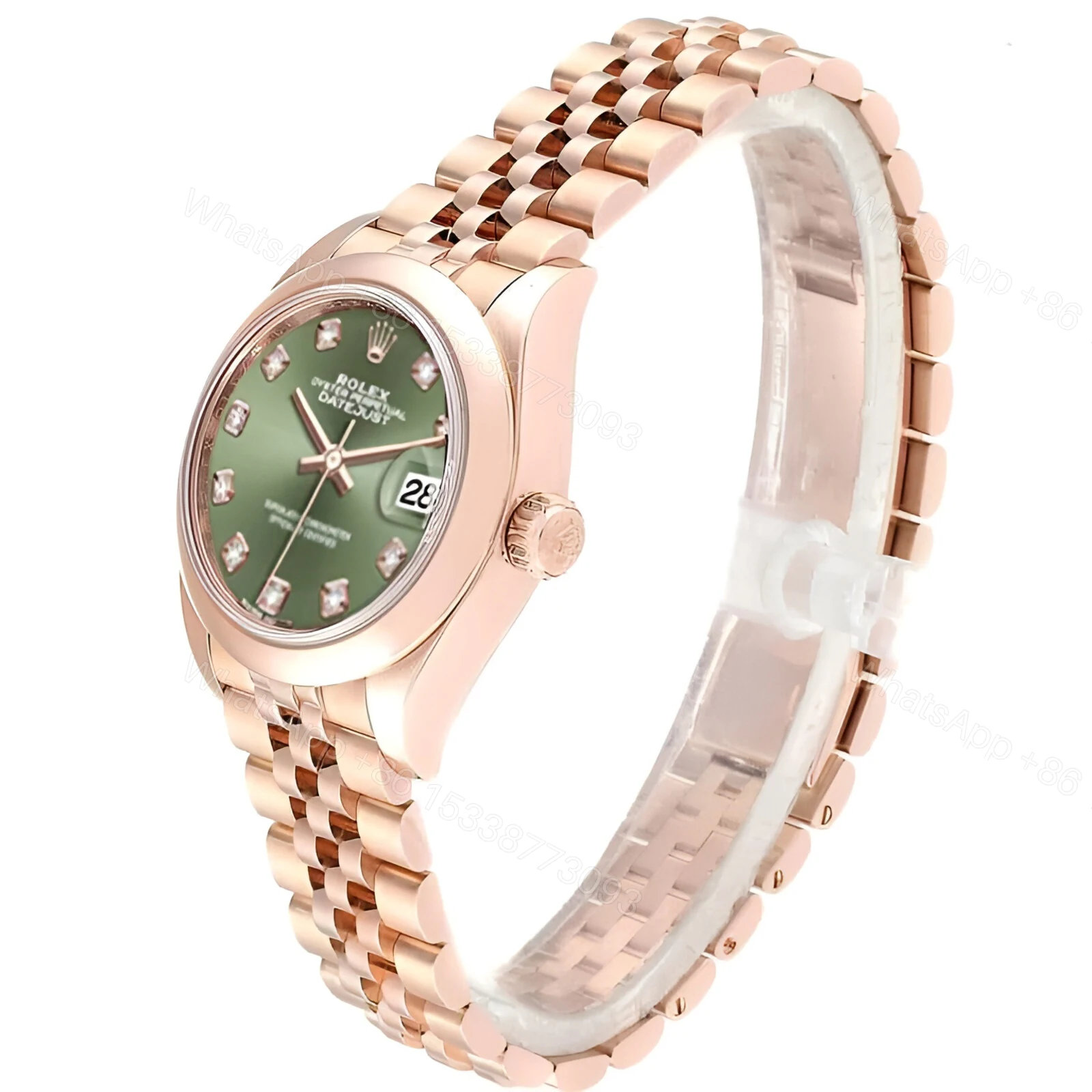 View 2 of Rolex With Diamond Replica