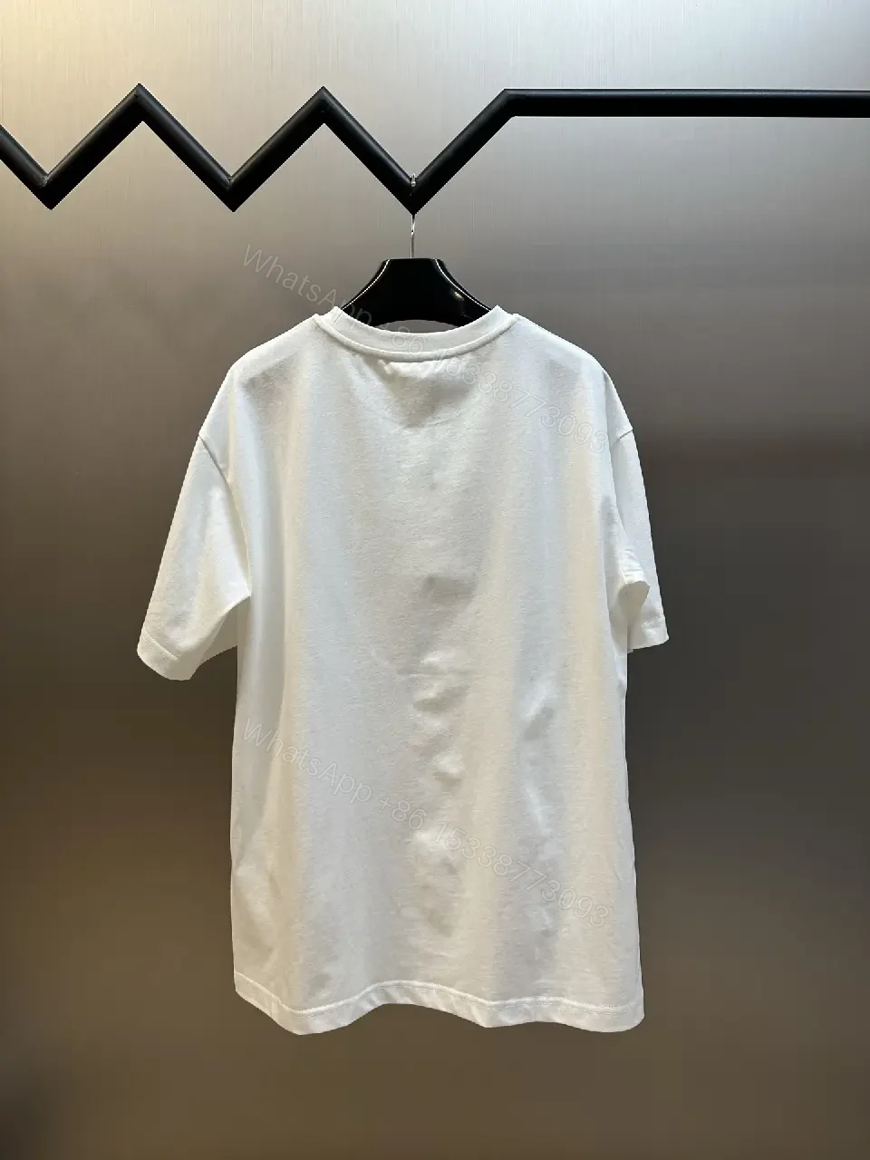 View 9 of Black Graphic Cotton Tee, European Heritage, Relaxed Fit, Everyday Luxe Tee