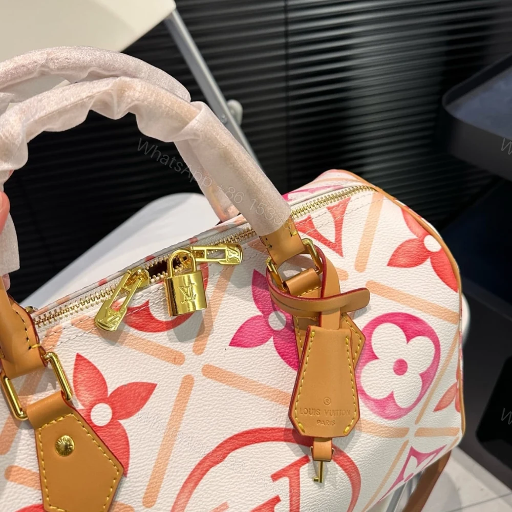 View 6 of Louis Vuitton Speedy Bandoulière 30 Other Monogram Canvas Coral 30Cm M11209