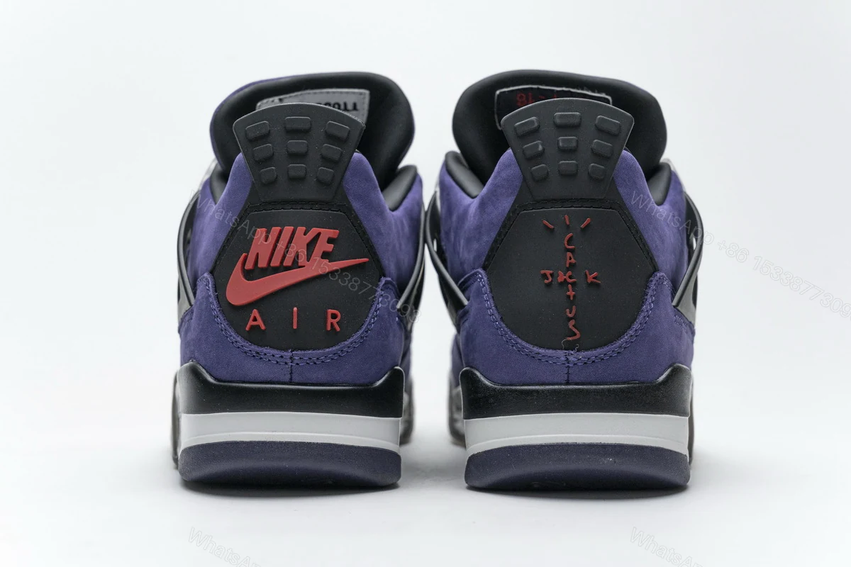 View 4 of Travis Scott x Air Jordan 4 Retro Purple 766302