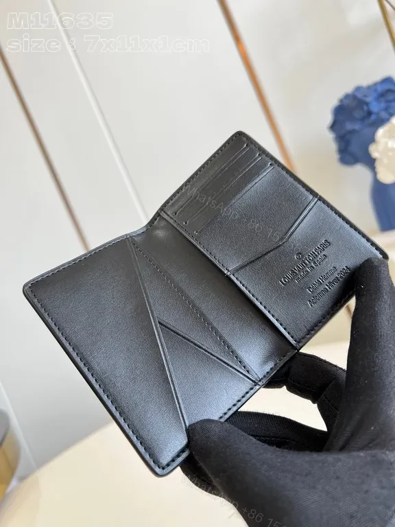 View 5 of Monogram Luxe Compact Wallet â€“ Dark LV, Card-Centric