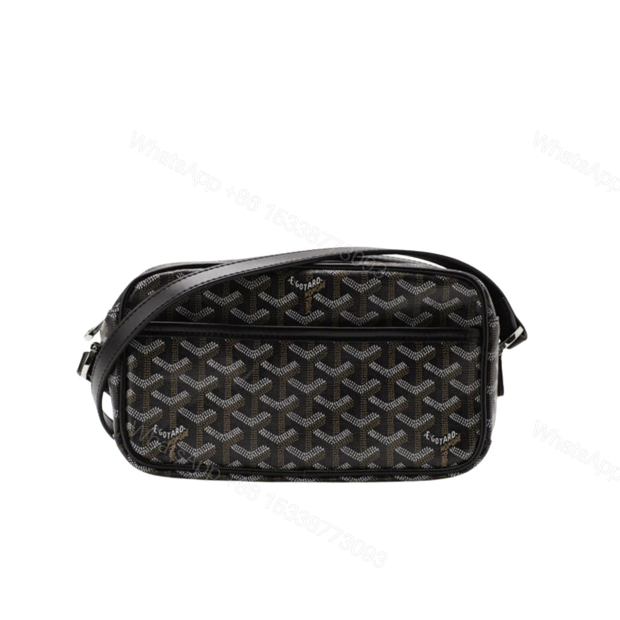 GOYARD CAP VERT CROSSBODY GOYARDINE BLACK 23CM — view 1