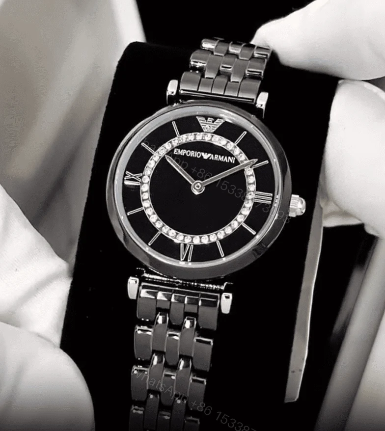 Emporio Armani 7AA Black Ceramic 32mm Quartz — view 1
