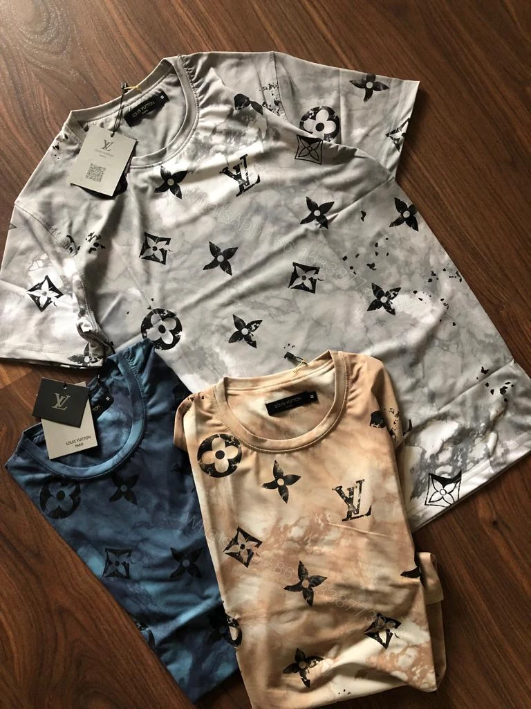 View 4 of LOUIS VUITTON COTTON LYCRA FABRIC HALF SLEEVE T-SHIRT