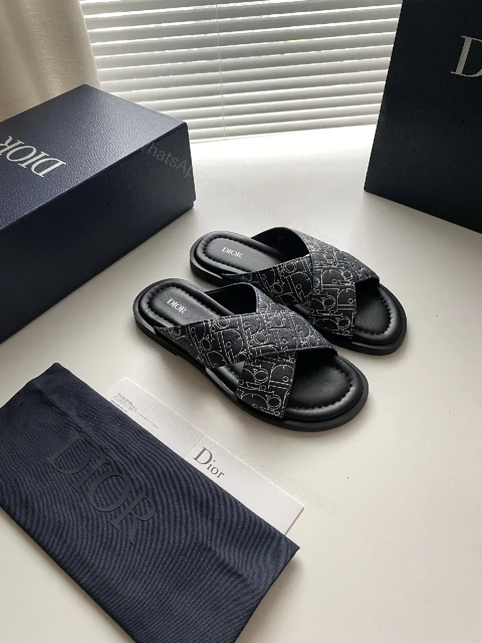 Monogram Luxe Slide: Premium Comfort, Unisex Designer-Style — view 1