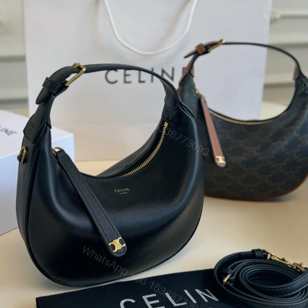 View 2 of CELINE TEEN LULU IN SUPPLE GRAINED BLACK 20CM 120723DPJ 38NO