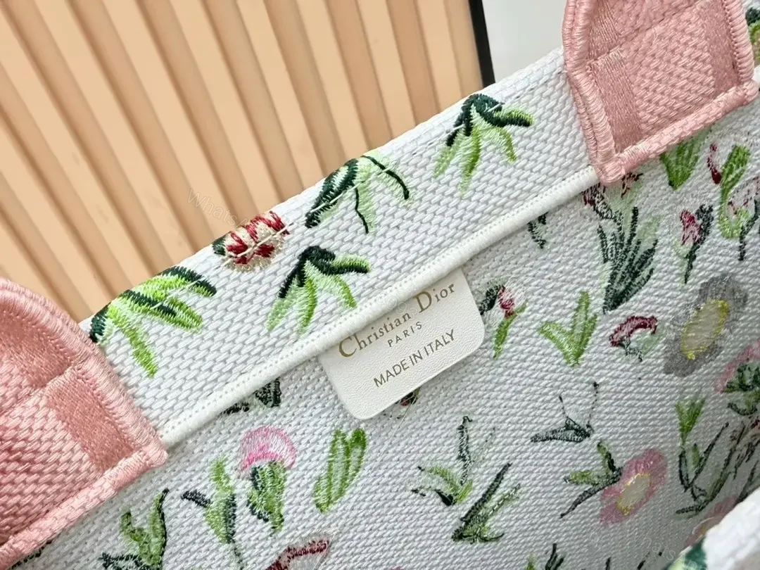 View 9 of Playful Floral Tote: Structured Everyday Luxury Carryall