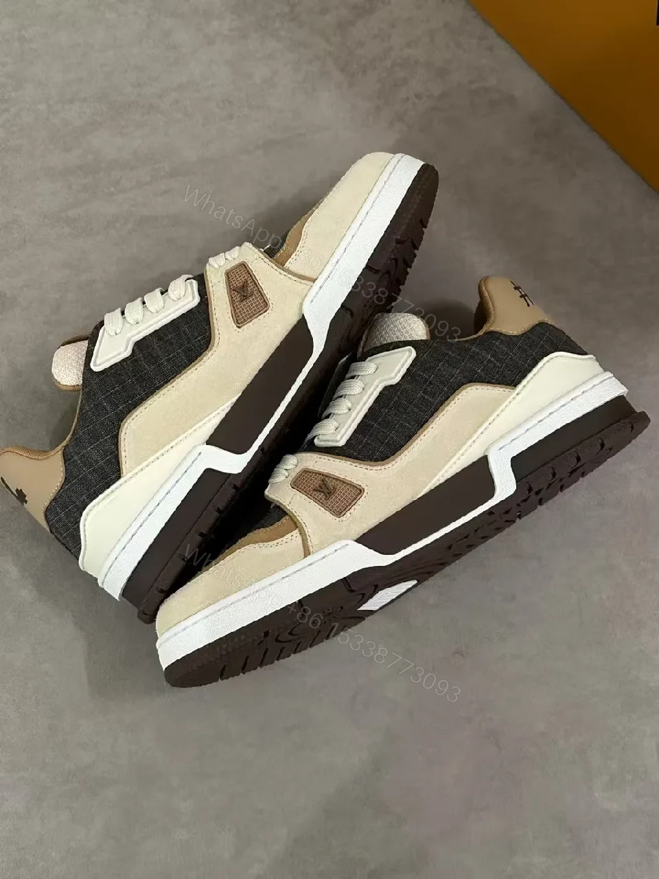 View 8 of Textured Runner: Premium Leather + Suede High-Top Sneakers
