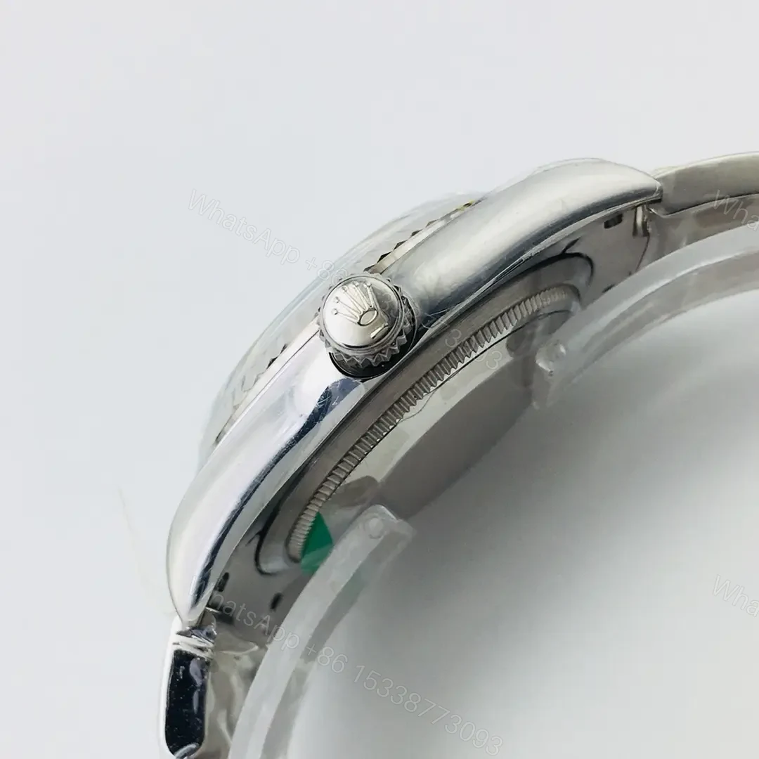View 4 of Rolex Datejust 36 Stainless Steel Fluted Oyster Silver Dial 116234-0093