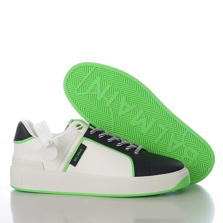 View 4 of Bold Neon Trim Platform Sneaker - Luxury City Comfort