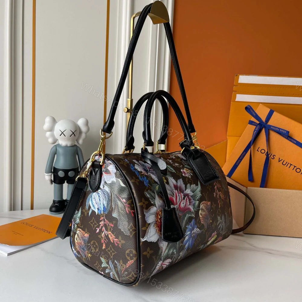 View 6 of Louis Vuitton Speedy Soft 30 Monogram Canvas Ebene 30Cm