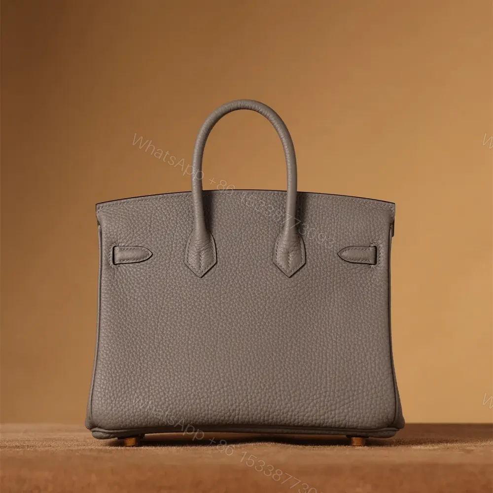 View 2 of 高仿Hermes*Birkin25積雨云灰金扣免檢版