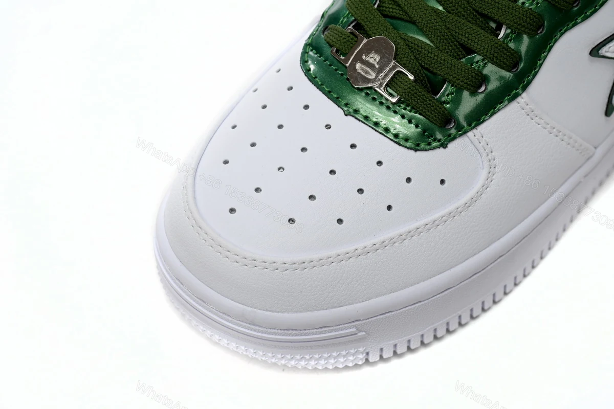 View 7 of Cheap BapeSta White Green edge 1J30-191-017
