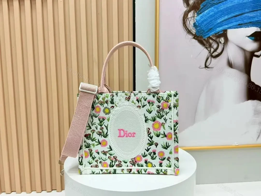 View 10 of Floral-Print Leather Tote: Chic Day-to-Night Luxury Bag