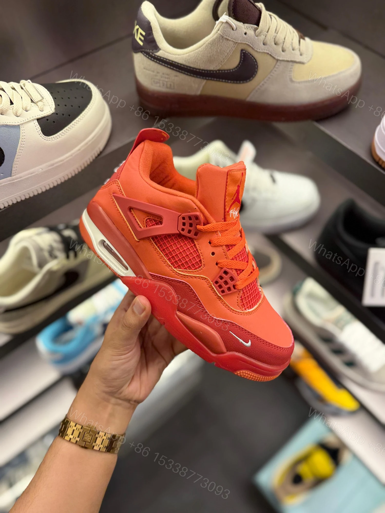 View 5 of FIRST COPY AIR JORDANS RETRO 4 NIGEL SYLVESTER FOR MEN