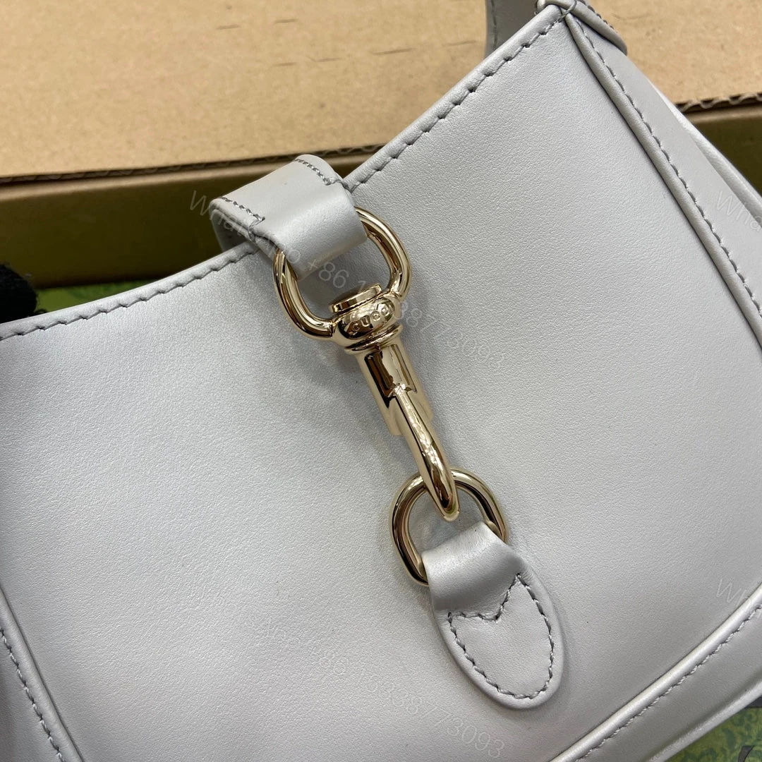 View 9 of JACKIE NOTTE MINI BAG 19 IN WHITE CALFSKIN GOLD HARDWARE