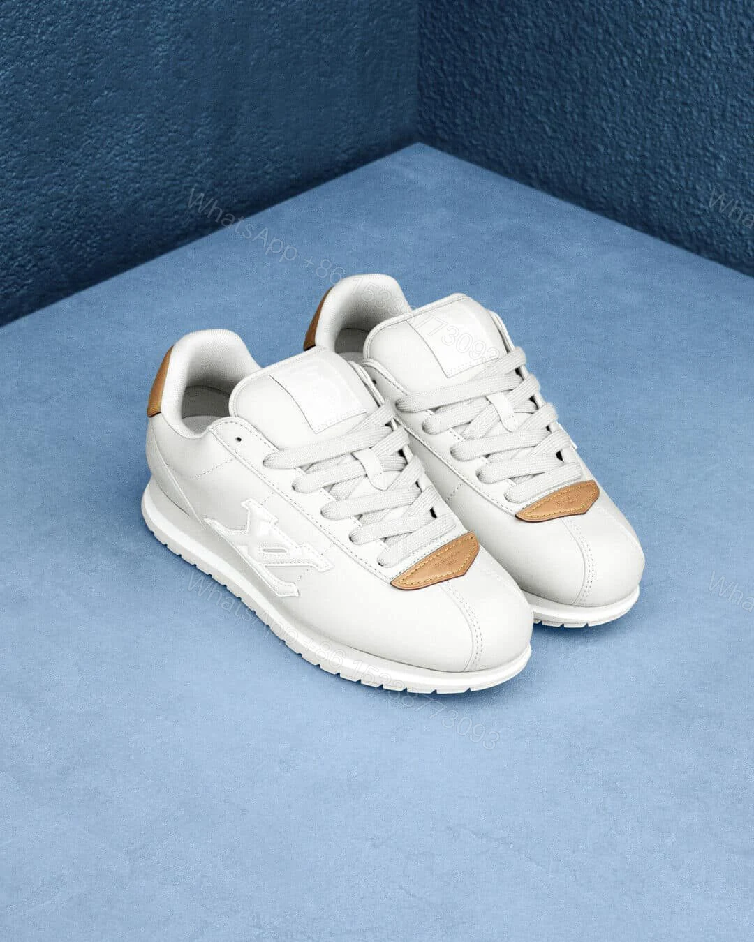 View 3 of FIRST COPY Louis Vuitton Pharell williams Cortez Shoe For Men