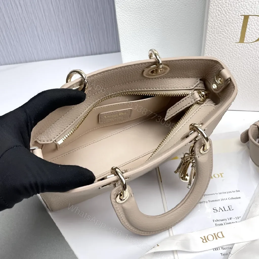 View 4 of Structured Leather Satchel: Compact Chic with Luxe Hardware