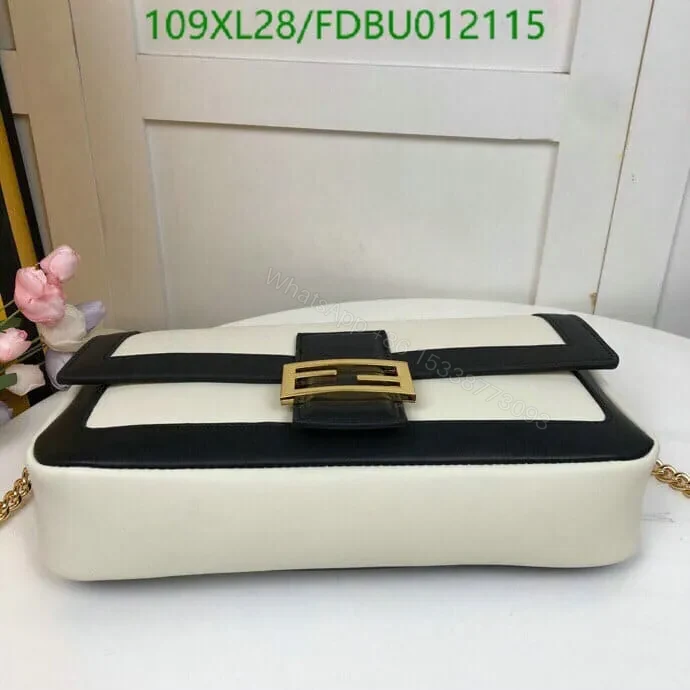 View 13 of Fendi Knockoff Baguette Chain Leather Medium Bag FDBU817 – Timeless Elegance