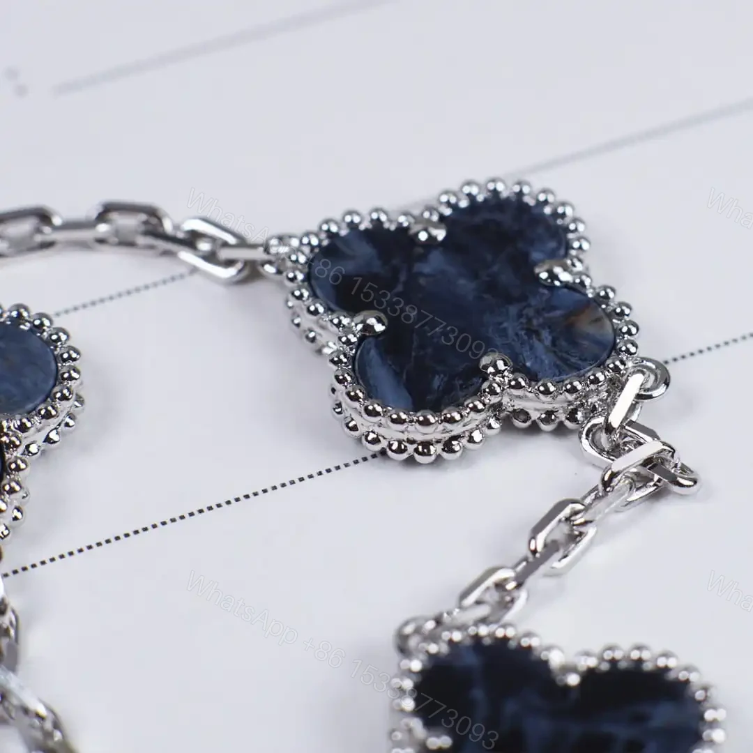 View 22 of 高仿首飾VanCleef&Arpels*RP7S400彼得石白金手鏈
