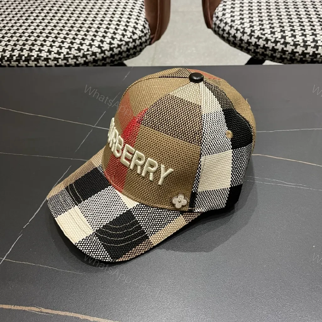 Quilted Patchwork Cap: Premium Luxe Casual Cap — view 1