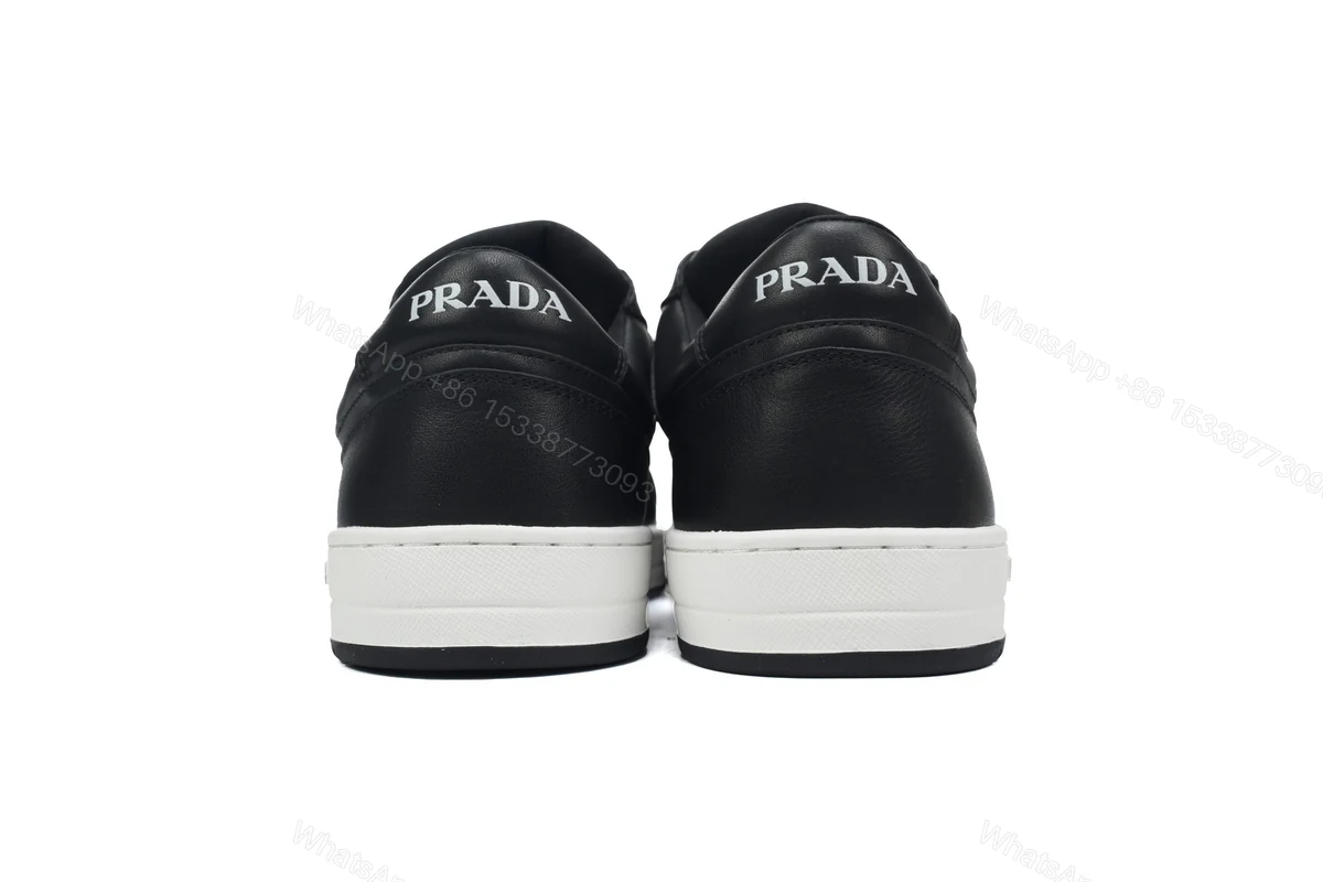 View 3 of Prada Downtown Low Sneakers Black