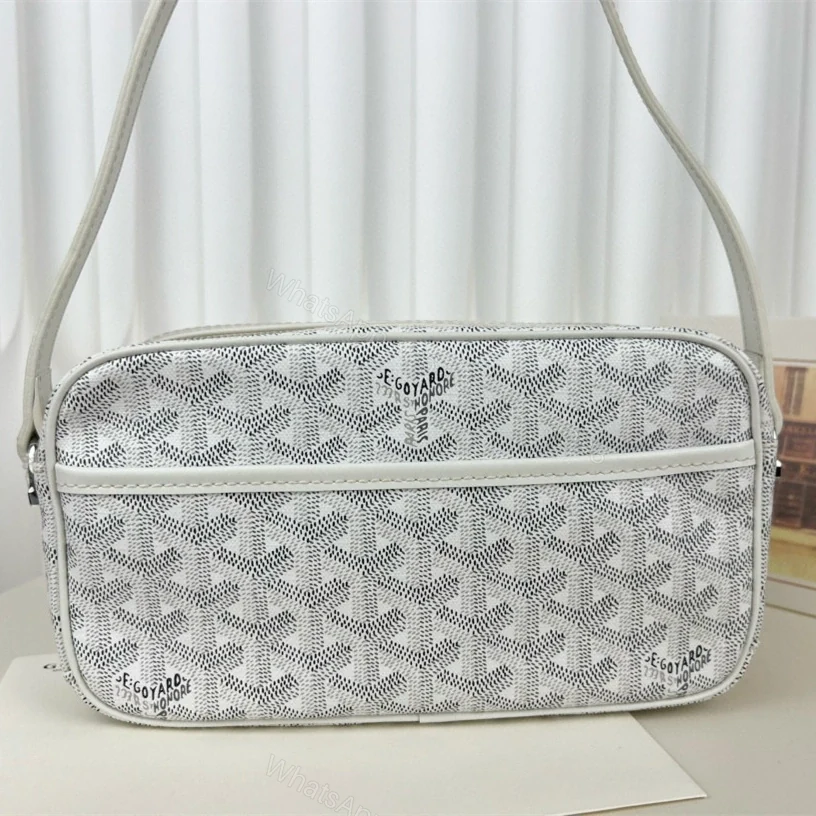 View 2 of 高仿Goyard*CAPVEP1相機郵差包白色小號免檢版