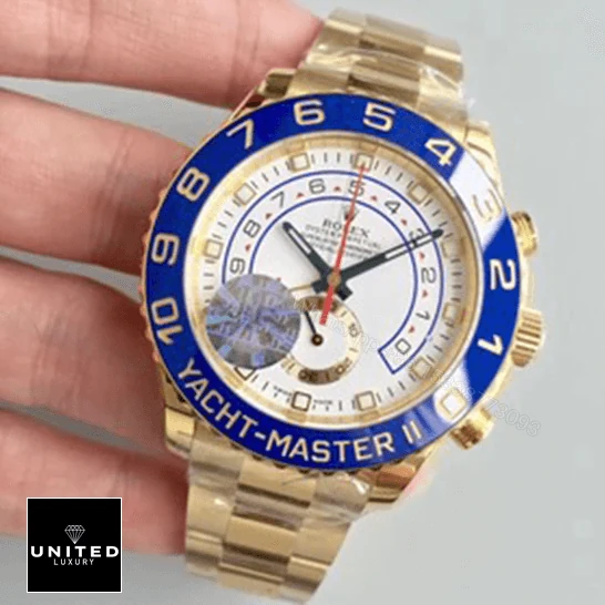 View 9 of Rolex Yacht-Master 116688 II Yellow Gold Automatic Dial Oyster Replica