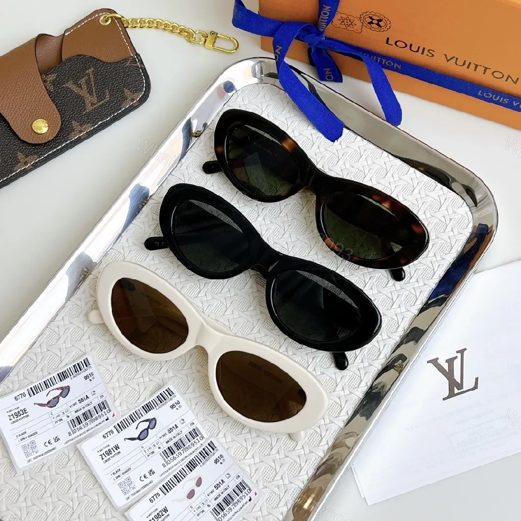 View 2 of Bold Curve Cat-Eye Sunglasses: Luxe, UV-Protected, Gold Accents