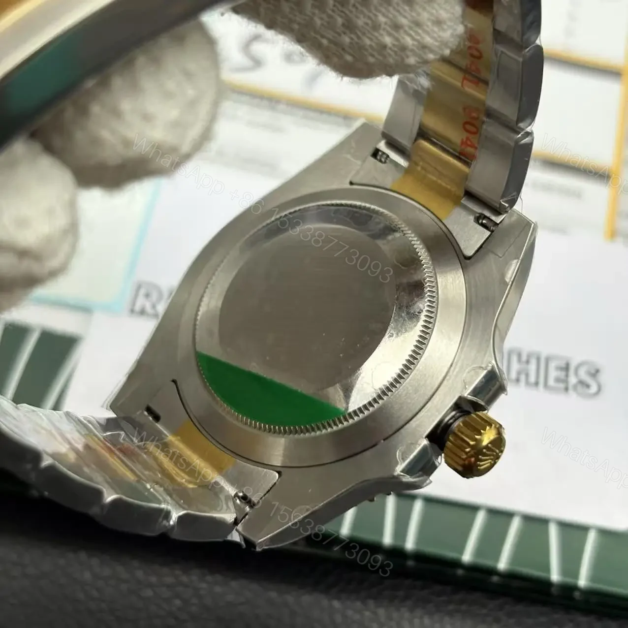 View 8 of Replica Clone Rolex Submariner – Two tone Blue Dial
