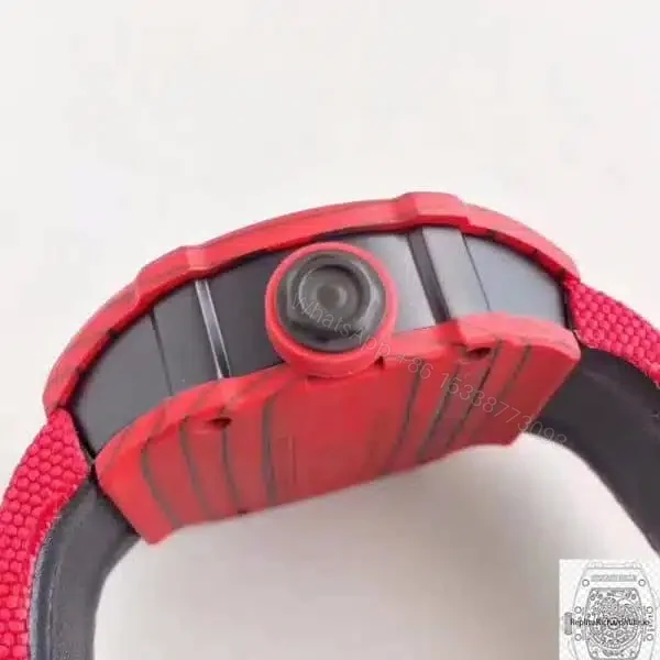 View 5 of Replica Richard Mille 27-03 Red Forged Carbon