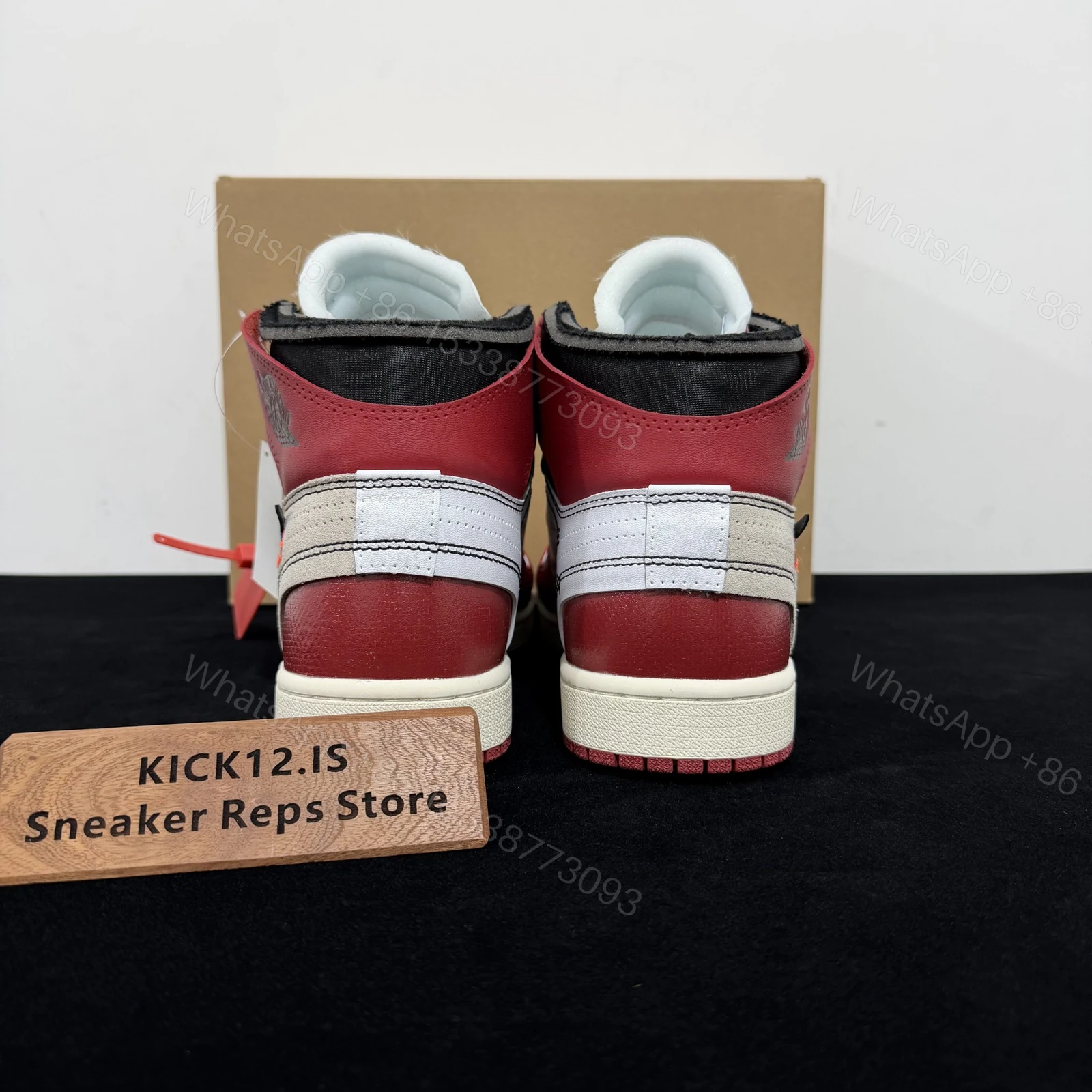 View 6 of Off-White × Air Jordan 1 Retro High “Chicago” Reps