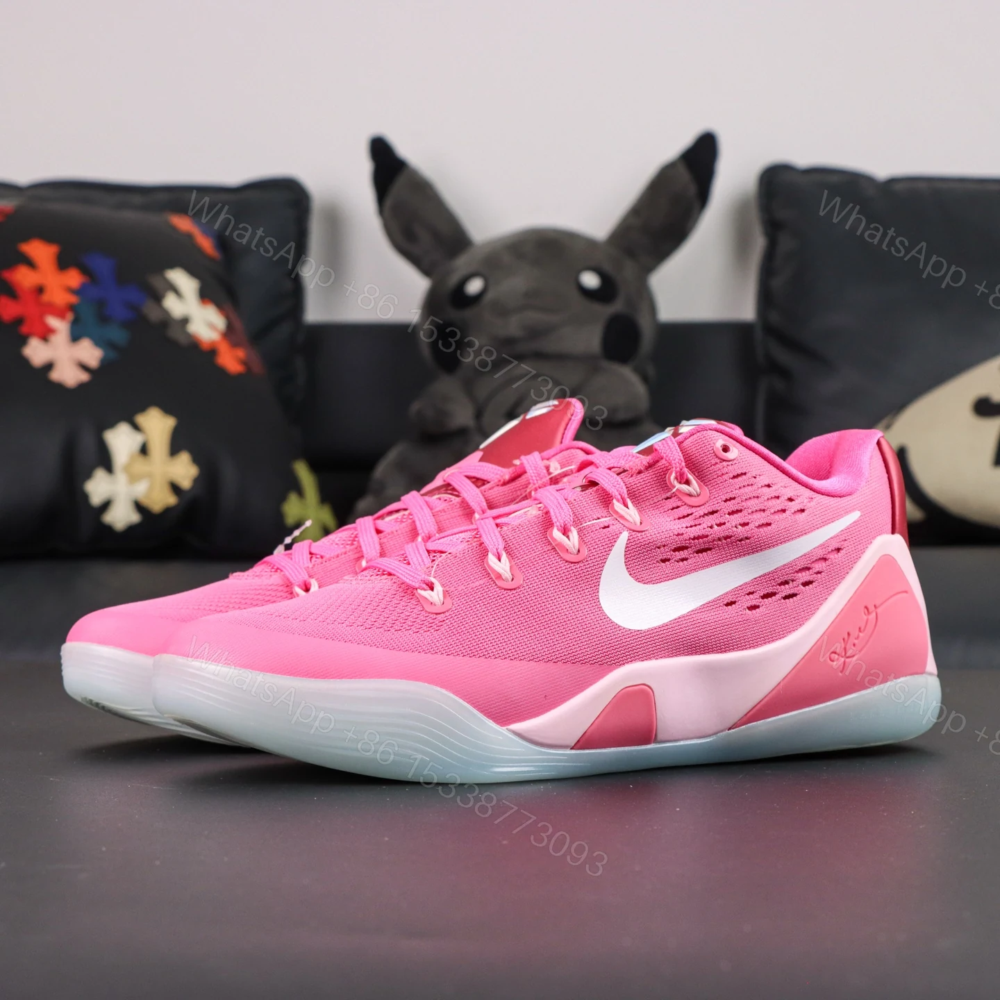 View 8 of Kobe 9 EM Low Protro Kay Yow Think Pink Reps
