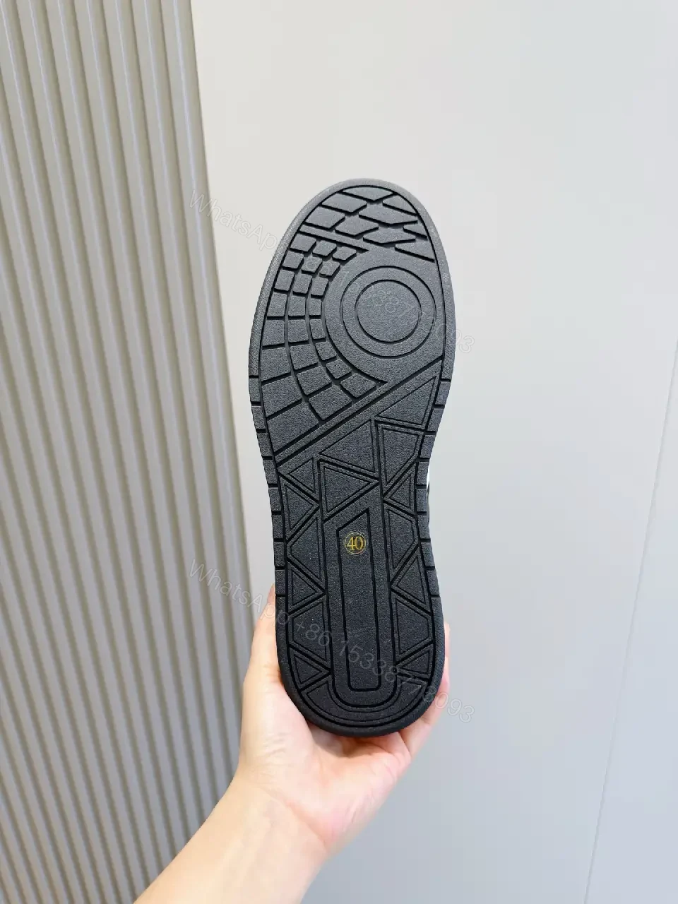 View 5 of White Black Leather Sneakers Modern Prada Inspired Sneaker Box Set