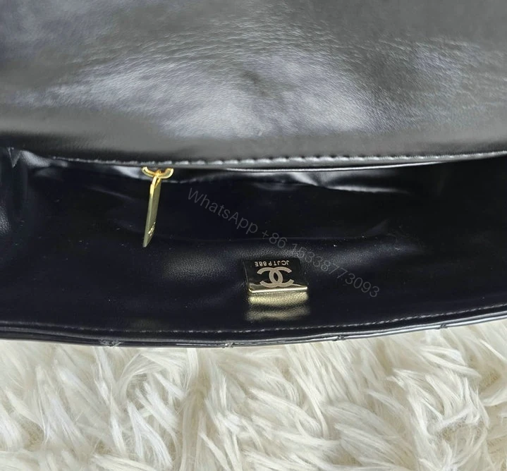 View 8 of Chanel Classic Flap Bag With Top Handle Black A98765