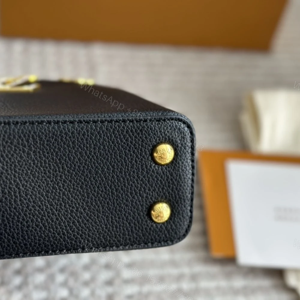 View 6 of Louis Vuitton Capucines Mini Black 20Cm M11342