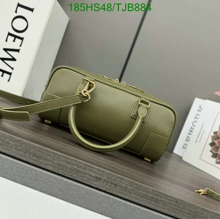 View 27 of Loewe Burgundy Amazona 23 Bag featuring Gold-Tone Hardware DZ2857
