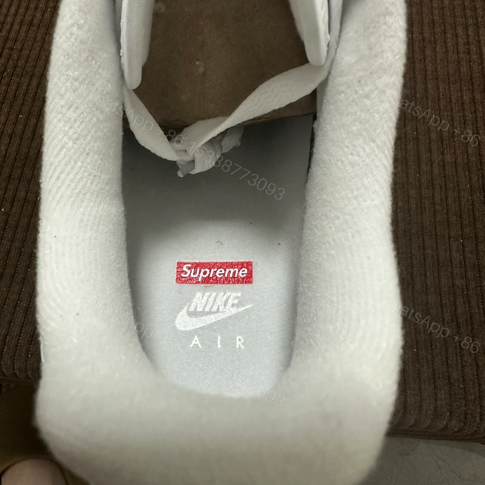 View 9 of Nike Air Force 1 Low Supreme White