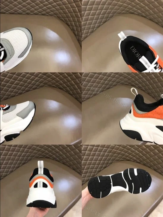 View 6 of B22 SNEAKER TECHNICAL MESH WITH AND CALFSKIN – CD105