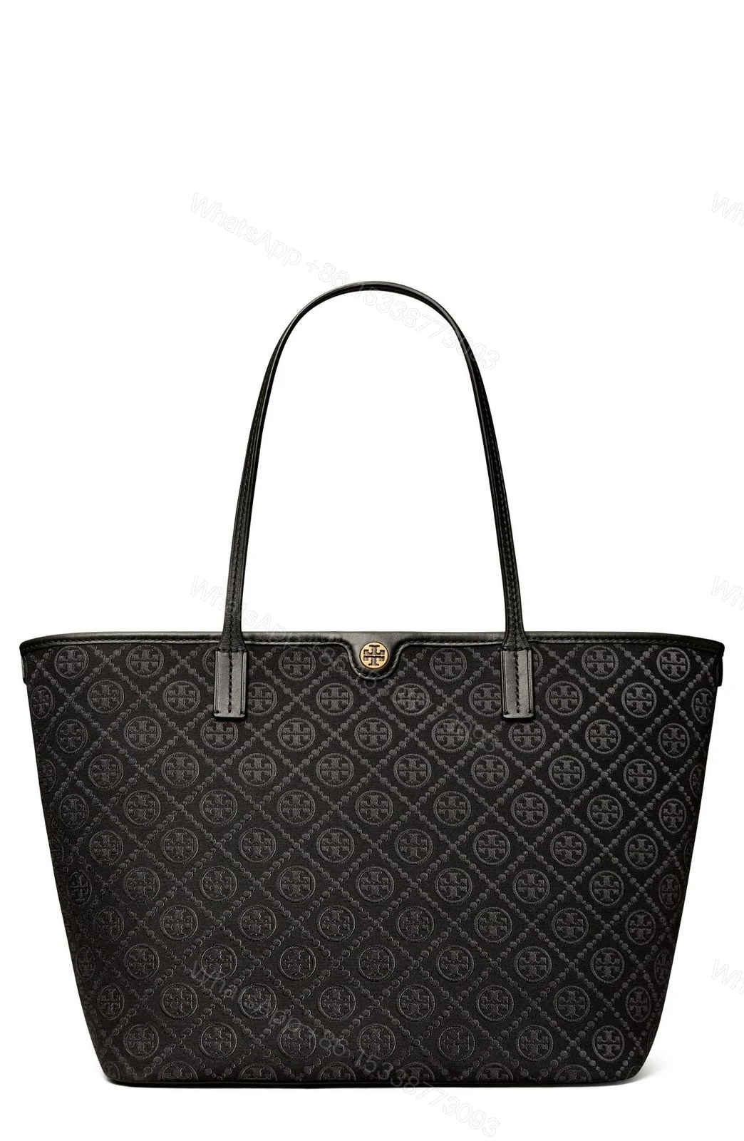 View 3 of FIRST COPY Tory Burch T Monogram Large Zip Tote Bag