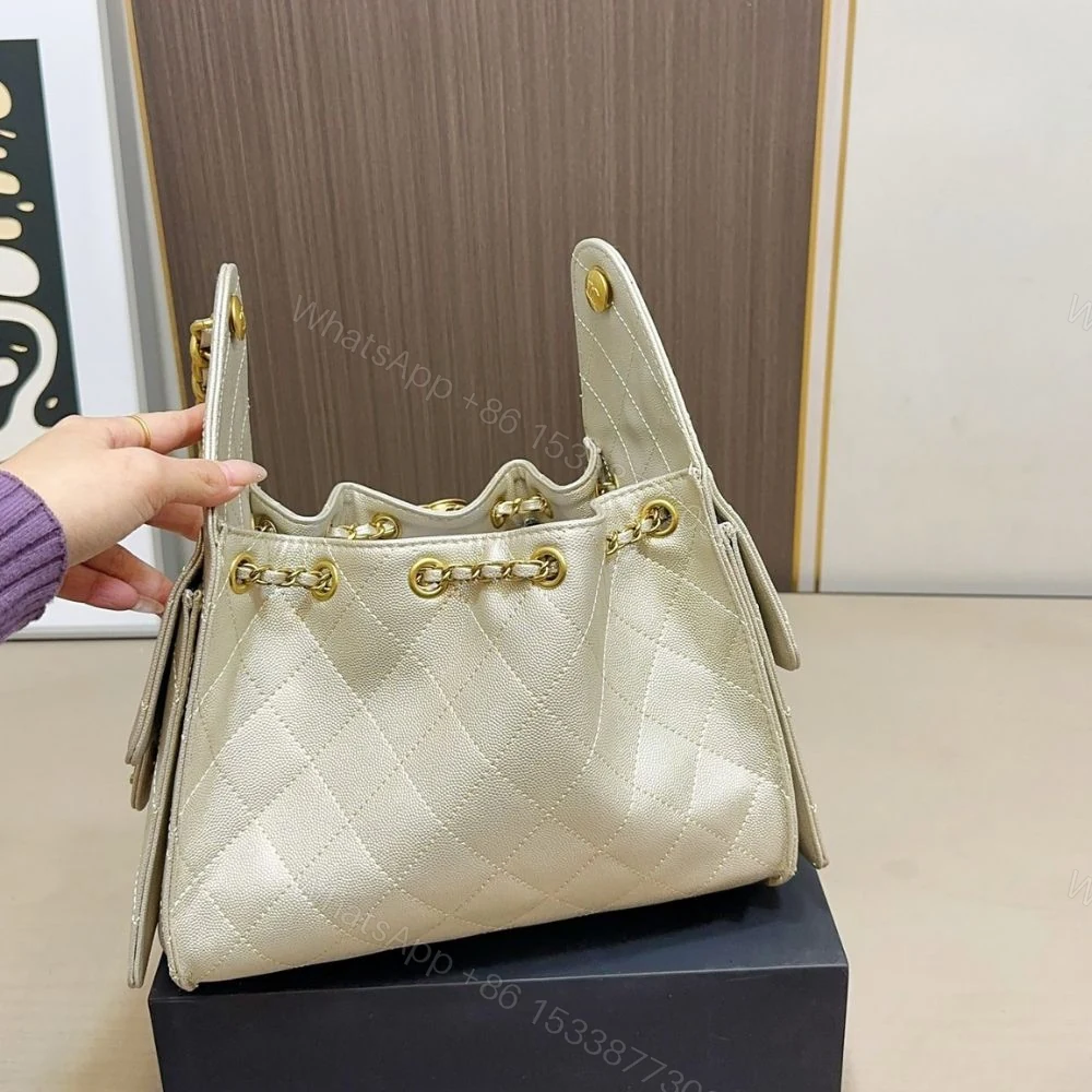 View 5 of Chanel 25 Small Handbag Light Yellow 26Cm