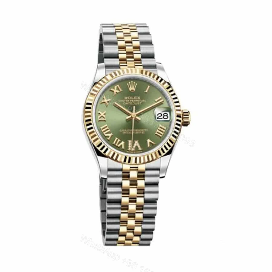 View 2 of Rolex Datejust 41 126334 Super Clone: Steel Green Dial Jubilee 41mm