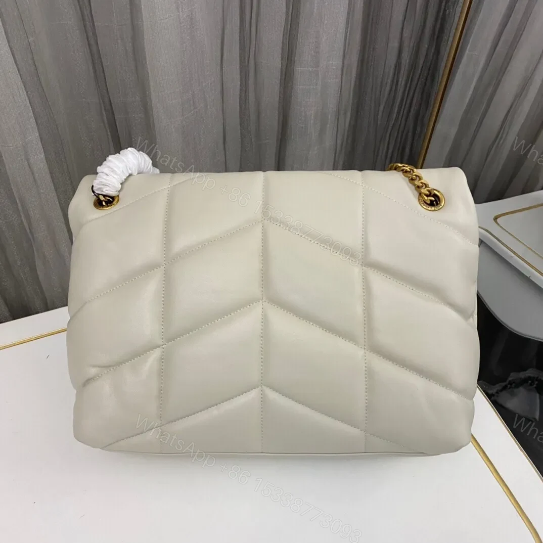 View 3 of Saint Laurent Loulou Small Quilted Puffer Bag ‘All Colour Available’
