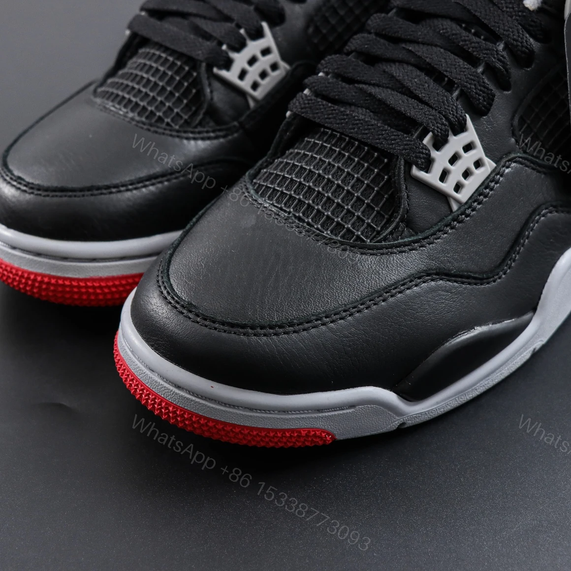 View 4 of Air Jordan 4 Bred Reimagined Reps