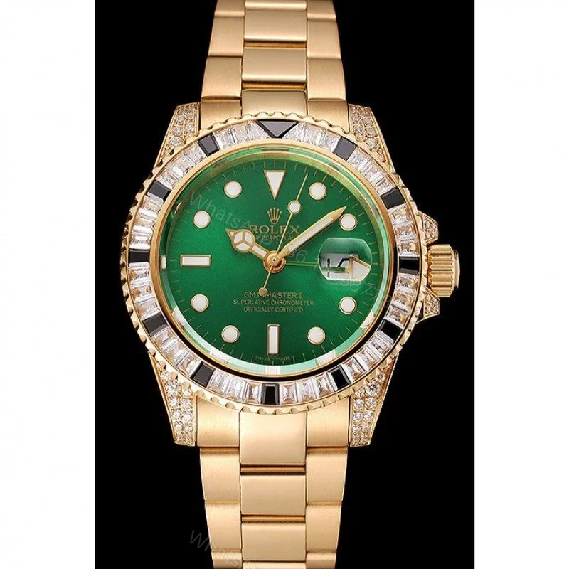 View 2 of Superclone Rolex GMT-Master II Green Dial 1453748